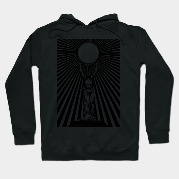 Sun God Illustration Hoodie by CreatorJ